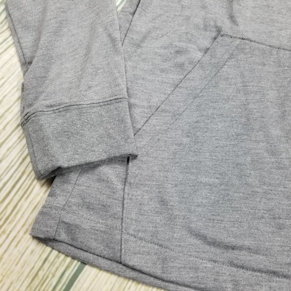 New NIKE grey jersey pullover hoodie - Picture 4 of 7